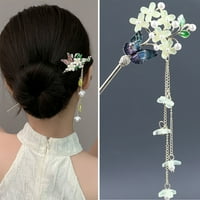 Alat za dizajn kose za kosu Retro Tassel Kosa štapići za kosu s bisernim cvijetom za odjeću za odjeću Cheongsam