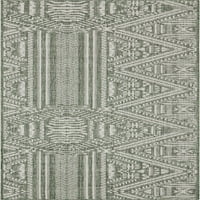 Dobro tkani meduza Halo moderne marokanske zelene boje 2'7 9'10 trkač za unutarnji i vanjski tepih