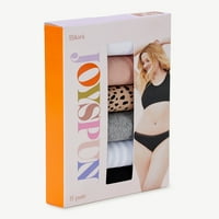 JOYSPUN ženske pamučne bikini gaćice, 6-pack, veličine S do 2xl