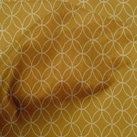 Pamučna poplin tkanina s geometrijskim i umjetničkim cvjetnim printom, tkanina za obrt, široka samo nekoliko centimetara