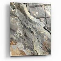 Epska umjetnost 'minerali iv usjeva' Albena Hristova, akrilna staklena zidna umjetnost, 12 x12
