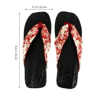 Par kreativnih sandala za klompe, elegantne drvene papuče za klompe u japanskom stilu
