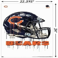 Chicago Bears - plakat na zidu kacige za kapanje, 22.375 34