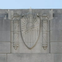 Ispis: BAS Relief. Federalna zgrada i američki sud, Asheville, Sjever