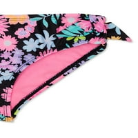 Bikini kupaći kostim s cvjetnim flouncesom za djevojčice, 50+, 2 komada, veličine 7-16