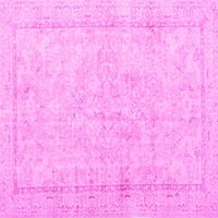 Tradicionalne pravokutne perzijske prostirke u ružičastoj boji za unutarnje prostore, 6 '9'