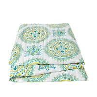 Domaća Alexandera Aqua Medallion Set, blizanac. Twin XL, Multi