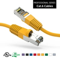 4ft oklopljeni kabel za punjenje mreže u žutoj boji, pakiranje
