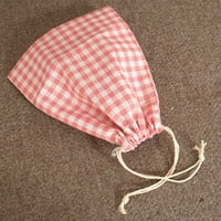 Ručno izrađena pamučna platnena torba za pohranu vrećica s vezicama mala torbica za novčiće putna Ženska mala