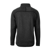 Muški rezač i buck heather ugljen Auburn tigers alumni logotip main mainsail džemper-pletena jakna od polu-zipa