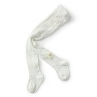 SNGXGN GIRLS 'i TODDLER GLEKLE SOCKS SOCKS Djevojke čipke čarape za malu djecu, bijela, veličina 34