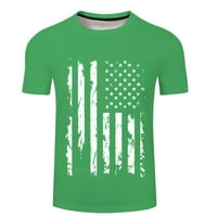 Haljine košulje za muškarce ljeto 3d digitalni tisak Majice za neovisnost kratka rukava bluza