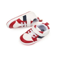 Bellella mališane cipele Prve Walkers Crib Comfort Comfort tenisice Ne-klizanja Flats casual Indoor Red 6- MJESECA