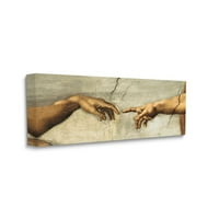 Stupell Industries ruke o stvaranju Adamovog religioznog slikarstva platna zidna umjetnost od Michelangela
