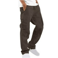 & Muške obične casual fitness hlače ravnog kroja s puno džepova na otvorenom teretne hlače najbolje ponude za