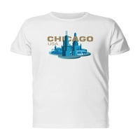 Chicago USA majica vodenih tornja muškaraca-IMAGA SHATTERSTOCK-a, muški 3x-veliki