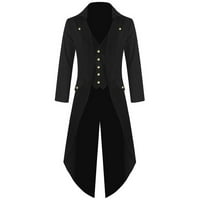Muška jakna u stilu steampunk, Retro jakna od smokinga, gotička jakna za radnu odjeću