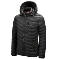 Prodaja muških kaputa Muška jesen / zima jakna pamučni prsluk topla jakna 5 crna 8