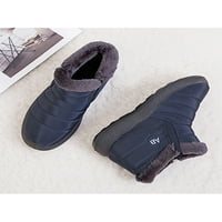 Ženske zimske čizme a-lista tople čizme za gležnjače na otvorenom natikače udobne cipele veličine 4,5-9,5