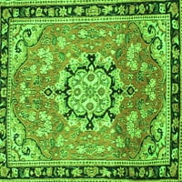 Tradicionalni pravokutni perzijski tepisi u zelenoj boji tvrtke, 4' 6'