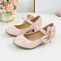 _ _ _ / Sandale za djevojčice; sandale za djevojčice sa svjetlucavim lukom; cipele s princezom s visokom potpeticom;