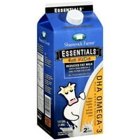 Shamrock Farms Essentials za djecu dha omega 2% smanjeno masno mlijeko, pola galona
