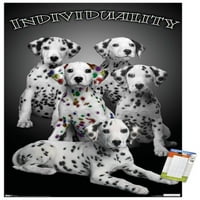 Keith Kimberlin-Dalmatinski štenci u boji-prilagođeni zidni poster, 14.725 22.375
