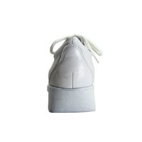 Hour Comfort Ca široka širina kožne čipkaste cipele White 7