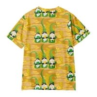 Dječje majice s printom djeteline od 3 inča-Muška modna majica za Dan svetog Patrika-majica za trčanje za Dan