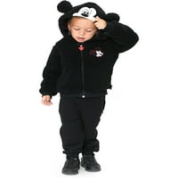 Mickey Mouse Baby i Toddler Boy Sherpa Cosplay Hoodie, Veličine 12m-5T