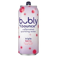 Bubly Bounce kofein s trostrukim bobicama aromatizirana pjenušava voda Oz Can