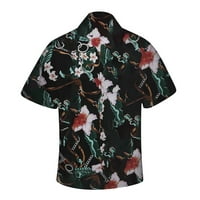 Fragarn majice za muškarce dizajner ljeto novih kratkih rukava muški print labavi casual majice za odmor na havajskoj