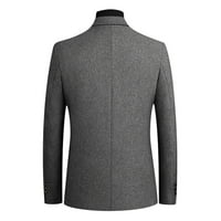 Zpanxa Blazer za muškarce casual jednosmjerno modno odijelo Business Business Casual odijelo od vunenog kaputa
